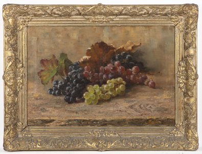 STILL LIFE WITH GRAPES