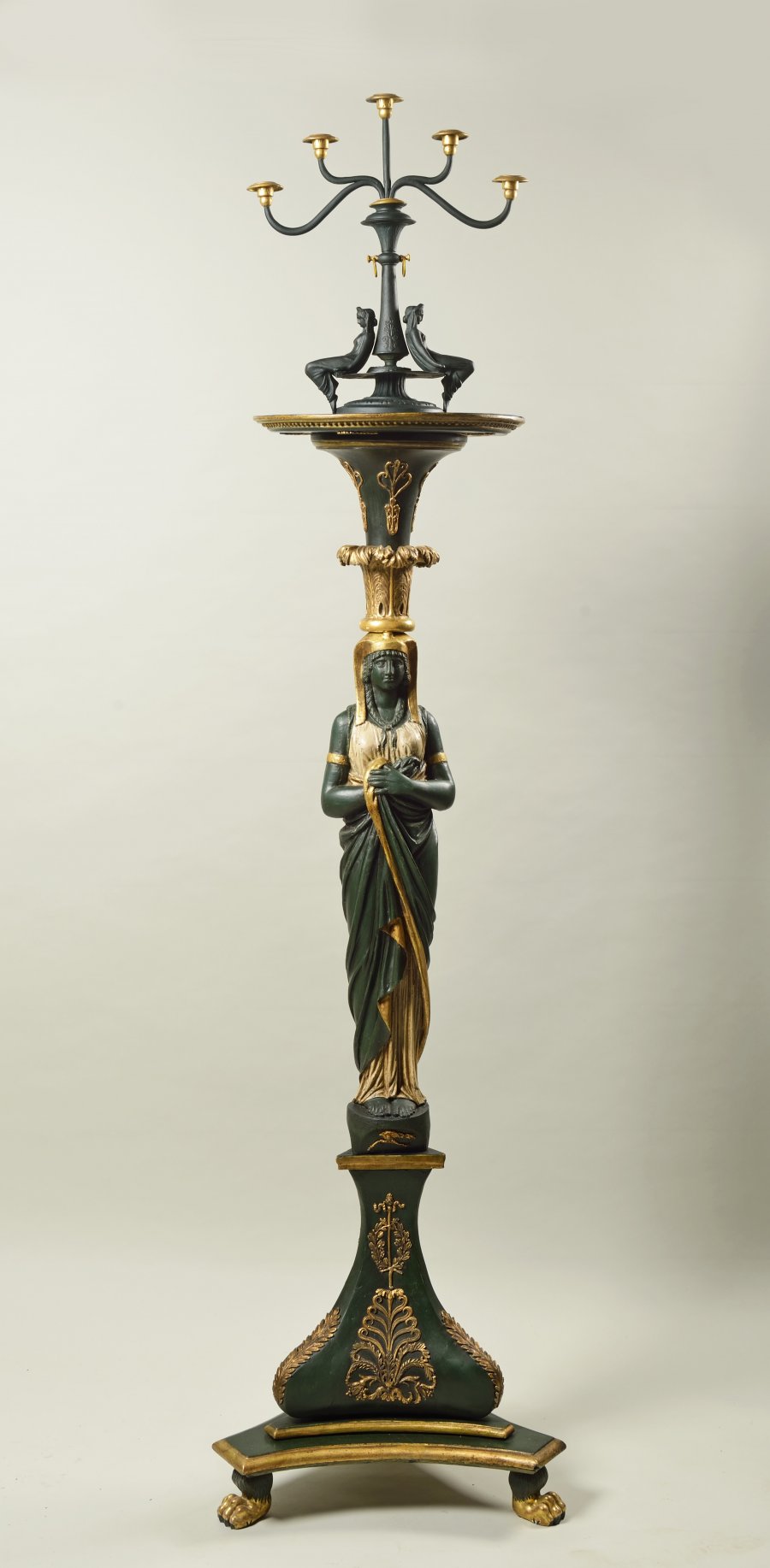 AN EMPIRE CANDELABRA 