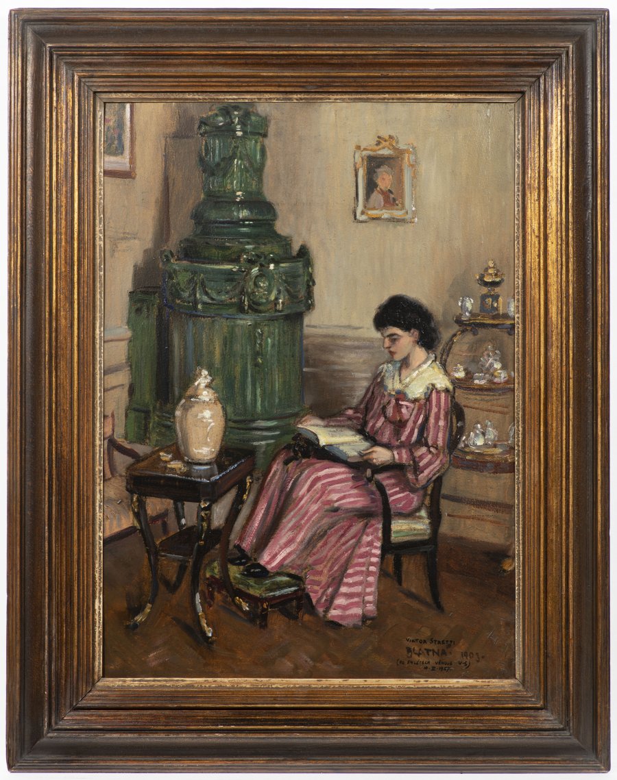 LADY IN AN ARMCHAIR