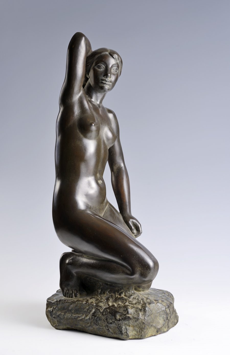 Nude of a Kneeling Girl