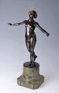 Bronze Nude of a Dancer