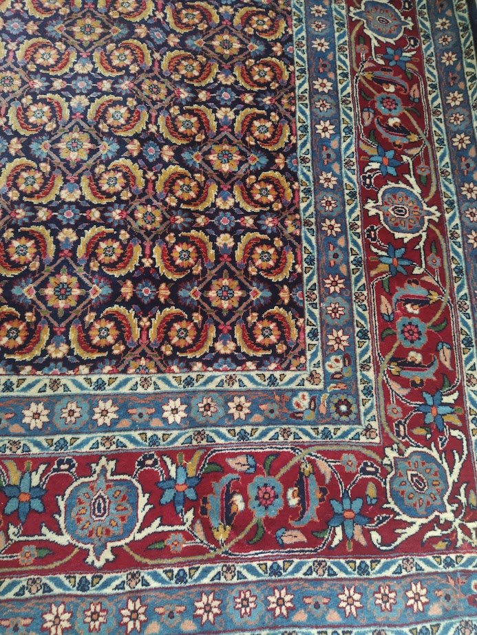 LARGE PERSIAN SIGNED CARPET JAZD