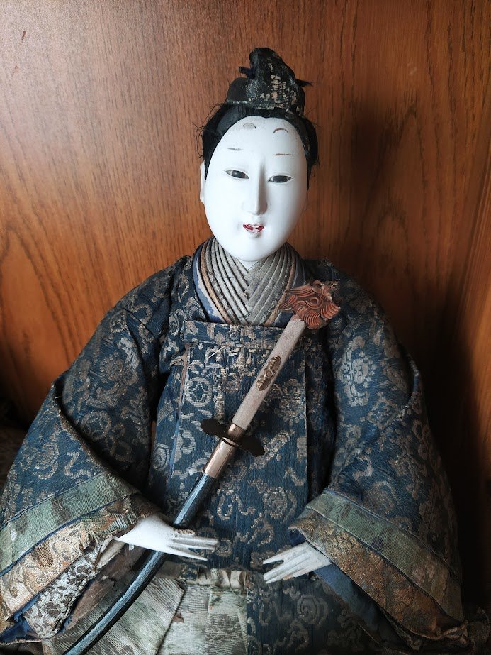 JAPANESE ANTIQUE DOLLS - EMPEROR FAMILY