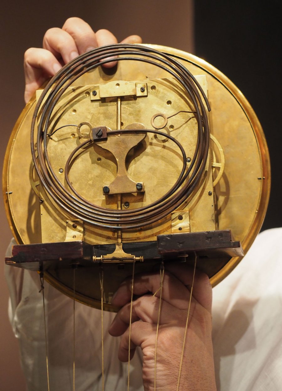 A Biedermeier Grandfather Clock