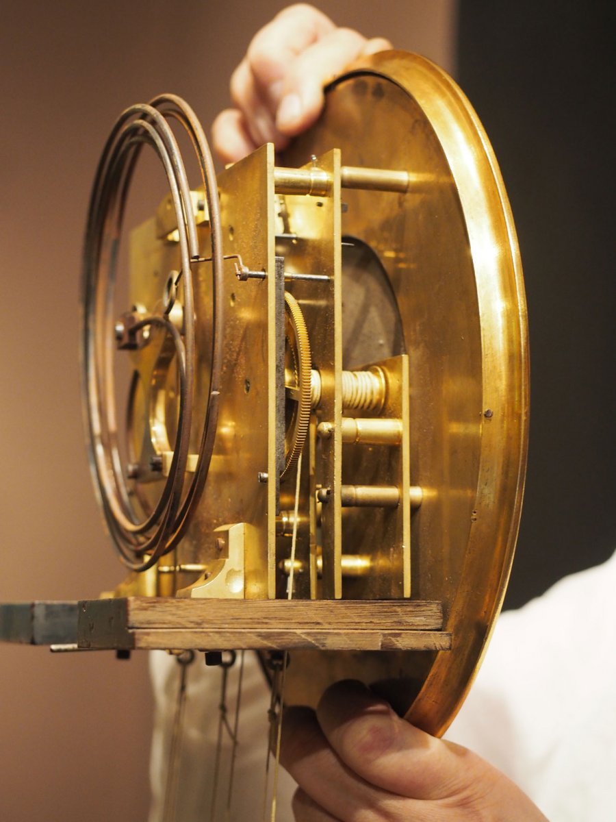 A Biedermeier Grandfather Clock