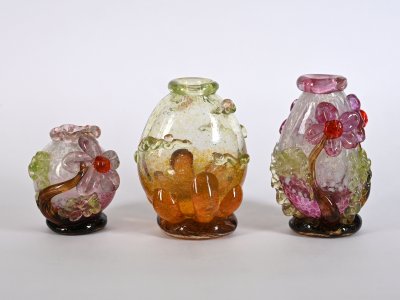 SET OF THREE VASES