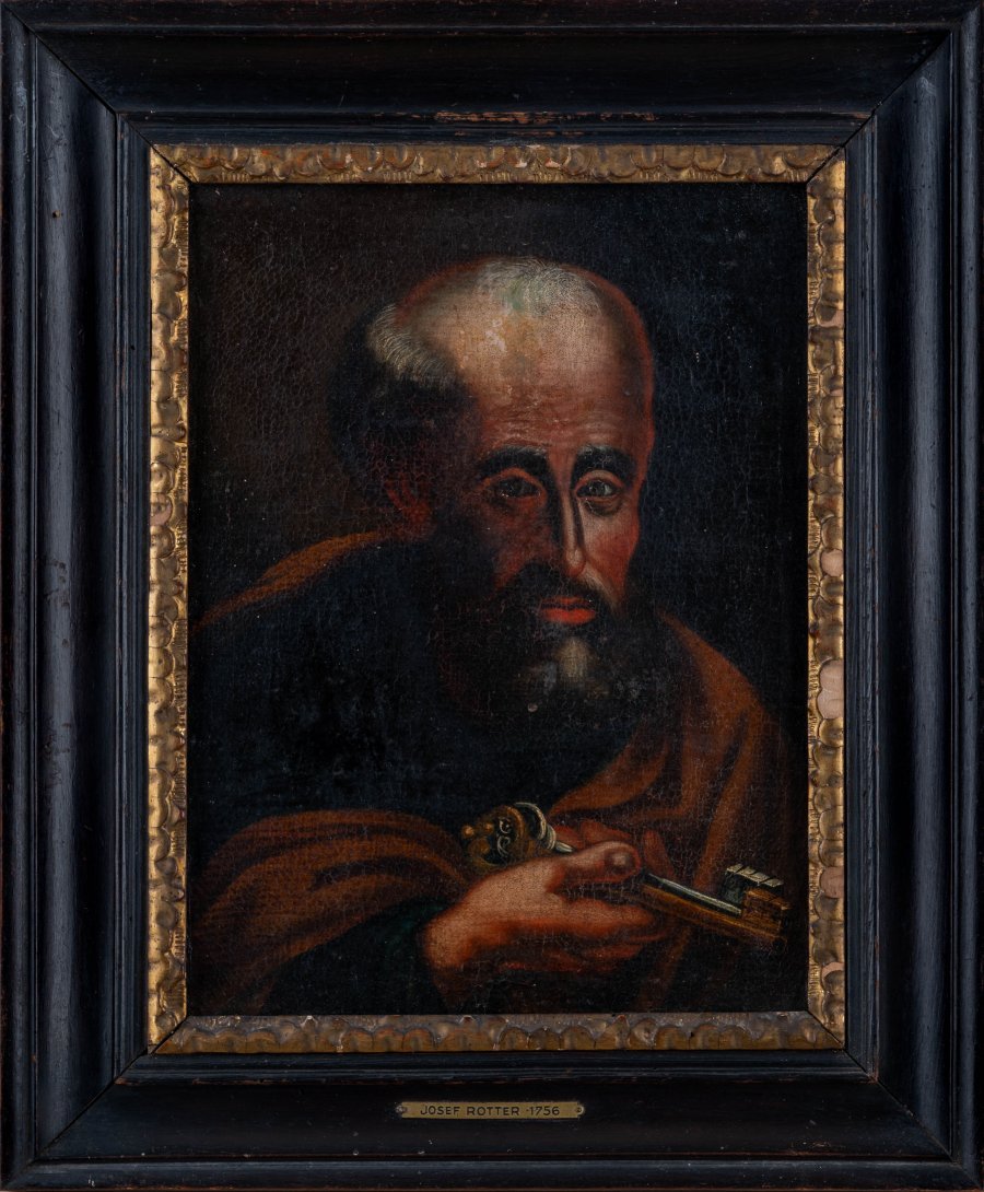 PAIR PORTRAITS OF ST. PETER AND PAUL