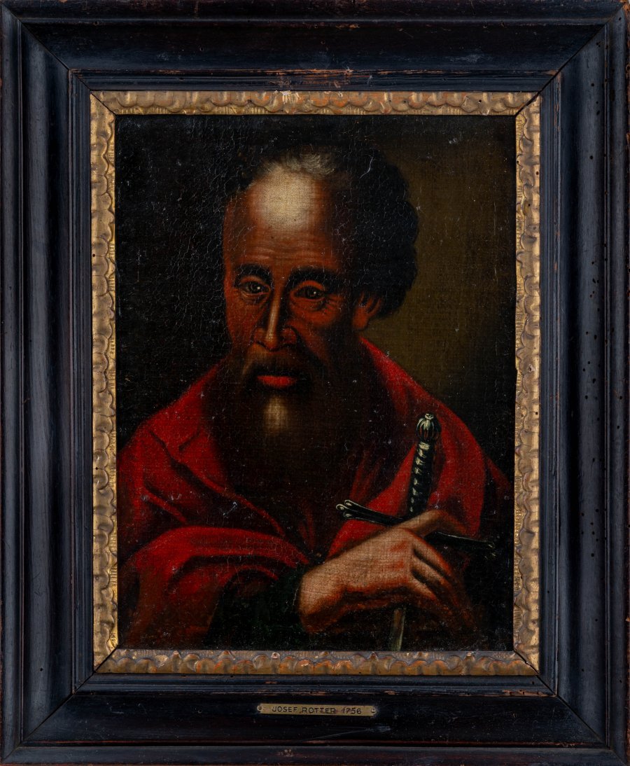 PAIR PORTRAITS OF ST. PETER AND PAUL