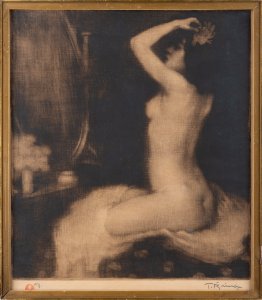 NUDE BY THE MIRROR