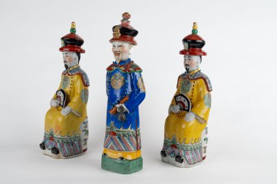 THREE CHINESE FIGURES