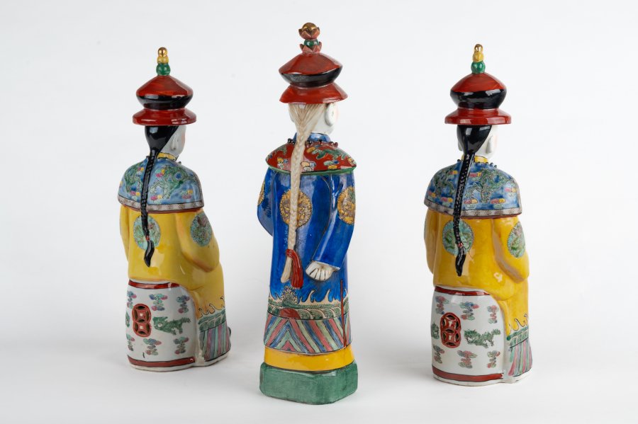 THREE CHINESE FIGURES