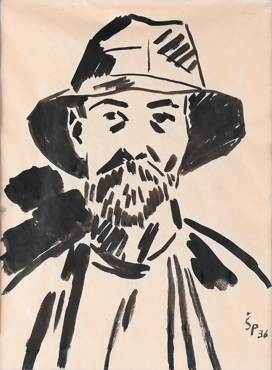 A PORTRAIT OF MAN IN A HAT